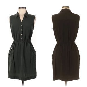 Alfani Sleeveless Shirtdress in Black